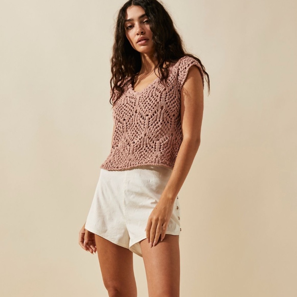 NWT Free People Alicia Fauxchet Top